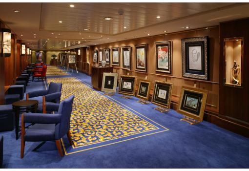 La Galeria de Arte del Queen Mary 2